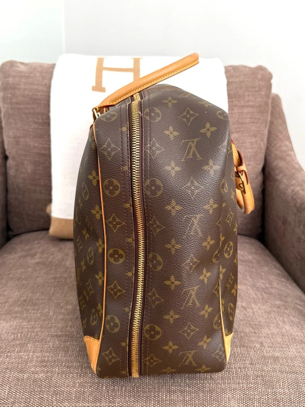 Authentic Louis Vuitton Sirius 45 travel bag brown monogram M41408 LV unisex - Picture 9 of 16